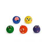 Латексова кучешка играчка Beeztees Ball with Animal Face топка с животински лица, различни видове